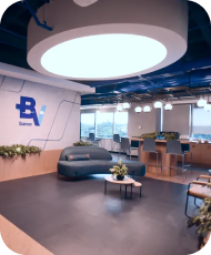 Espaço de trabalho do banco BV