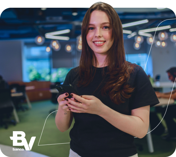 Estudante do Programa de Estágio Banco BV